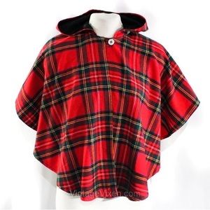Child’s Wool Tartan Cape L